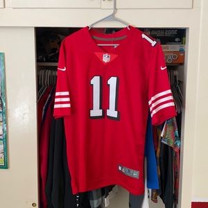 Nike Red Brandon Aiyuk 49ers Jersey Small